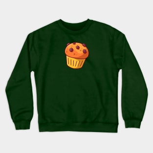 Cup Cake Cartoon Illustration Crewneck Sweatshirt